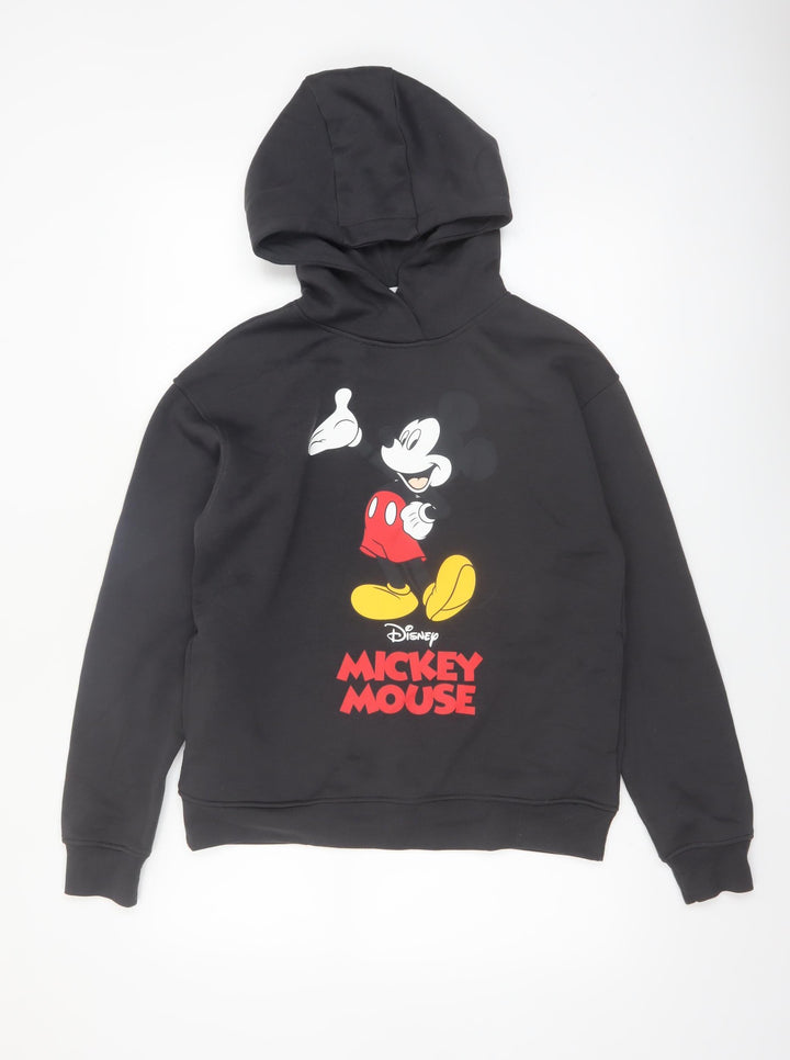 Disney Mickey Mouse Black Hoodie XS Men's Pullover Primark