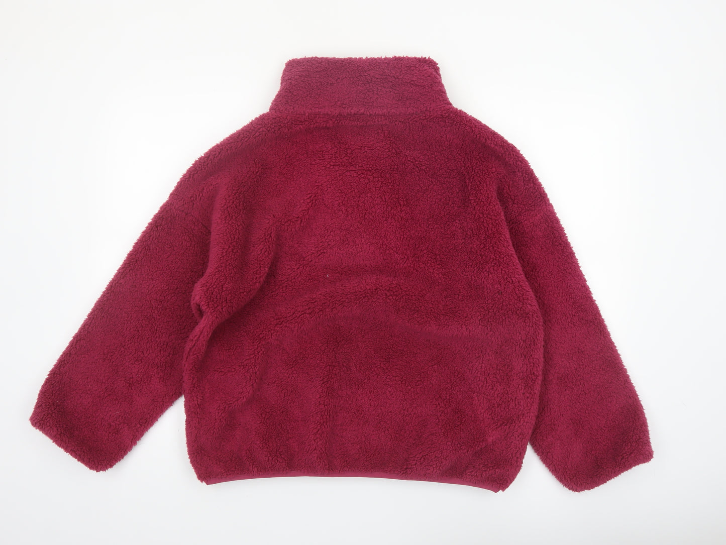 Balance Collection Women's Burgundy Fleece Pullover Sweatshirt Size S
