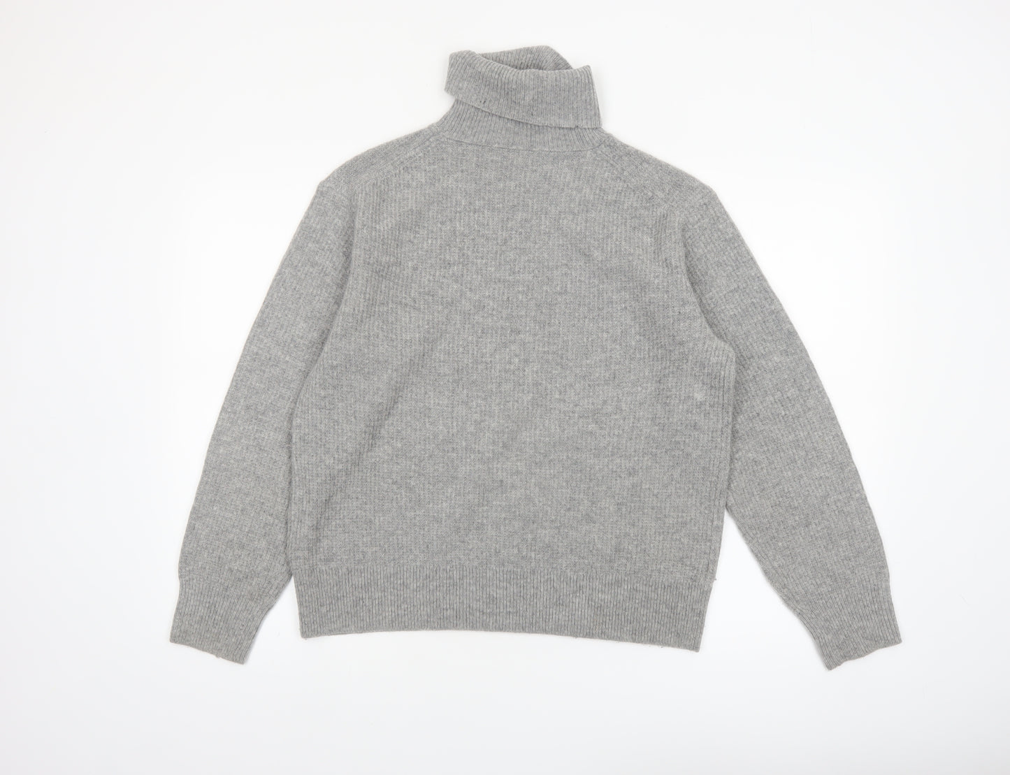 Uniqlo Comptoir des Cotonniers Grey Wool Roll Neck Jumper Women M