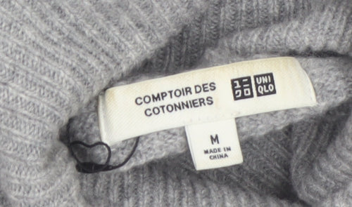 Uniqlo Comptoir des Cotonniers Grey Wool Roll Neck Jumper Women M