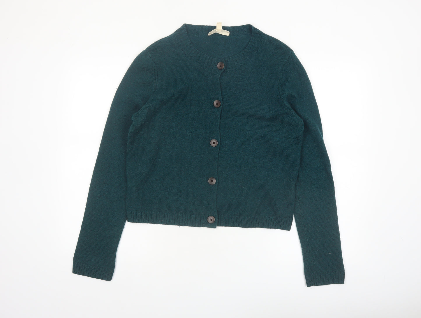 Seasalt Cornwall Women's Green Wool Blend Cardigan UK 14