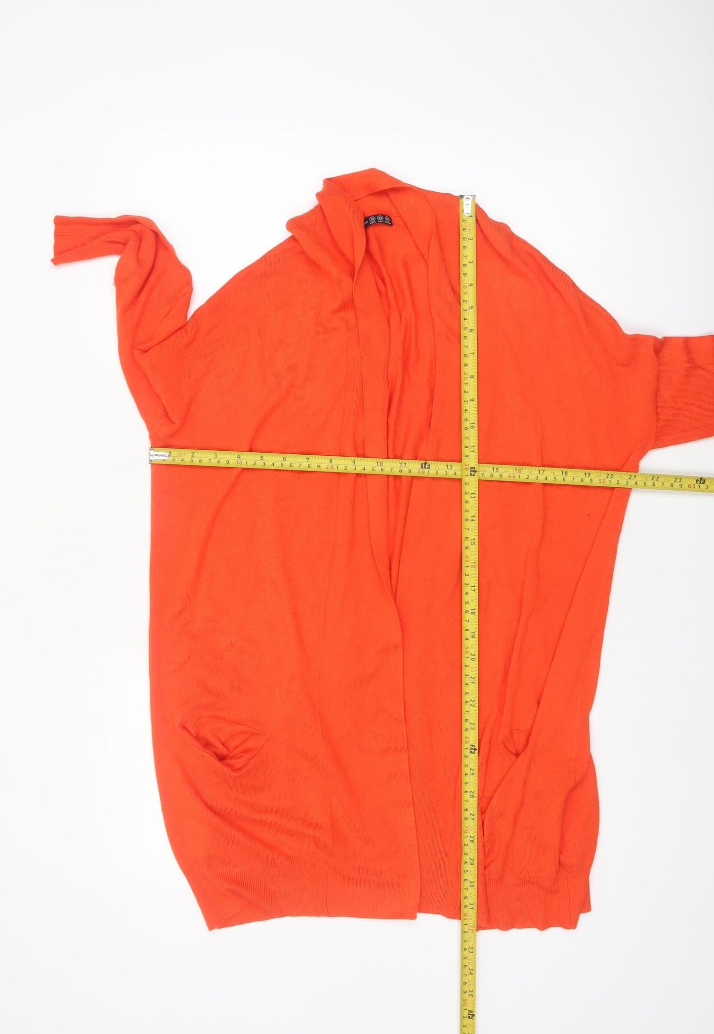 Atmosphere Women's Orange Long Sleeve Knit Cardigan Size 10