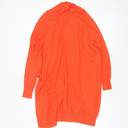 Atmosphere Women's Orange Long Sleeve Knit Cardigan Size 10