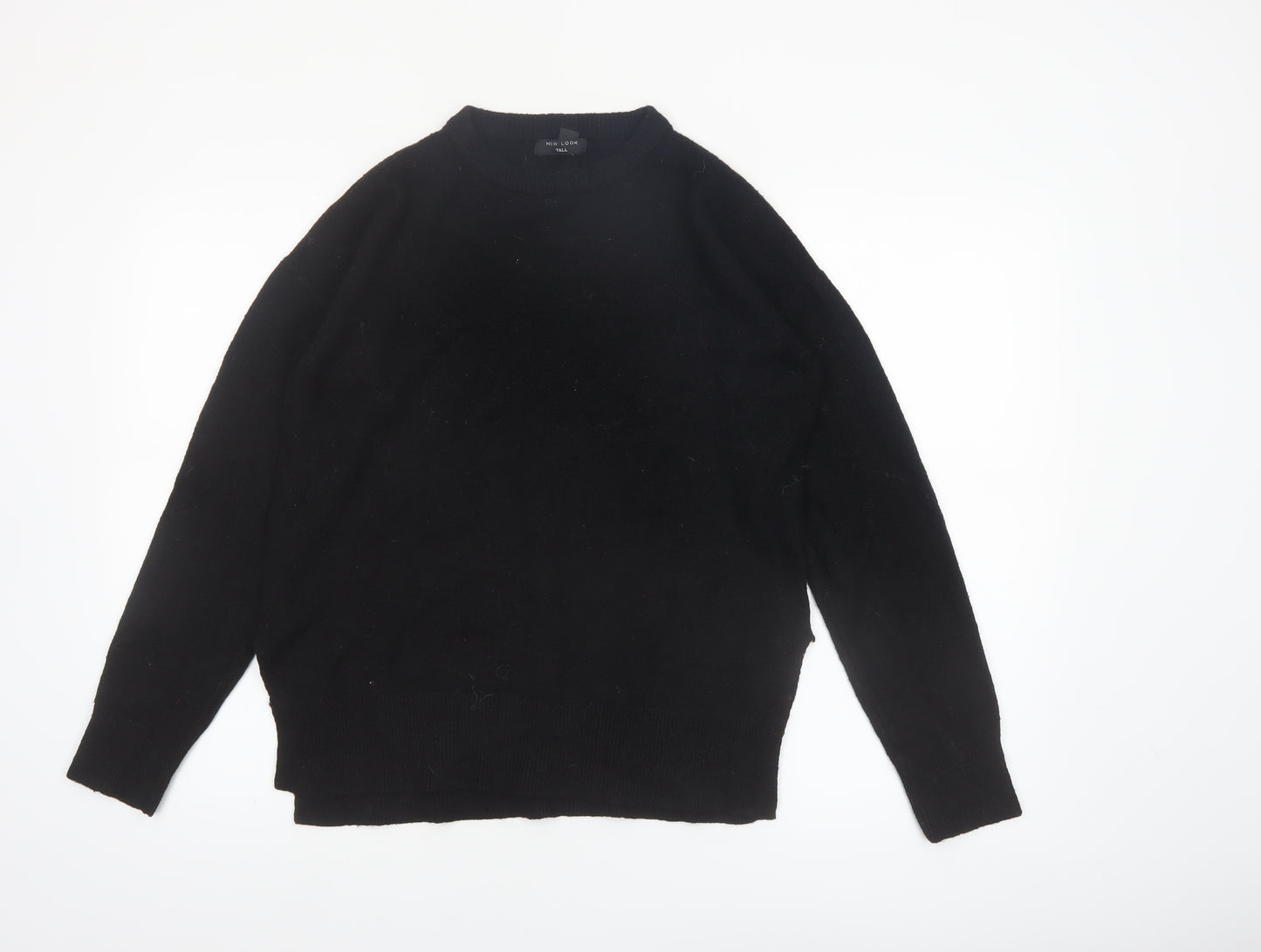 New Look Women’s Black Tall Size S Crew Neck Pullover Jumper