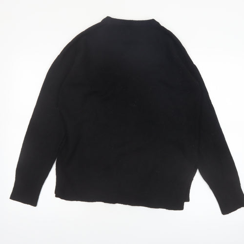 New Look Women’s Black Tall Size S Crew Neck Pullover Jumper