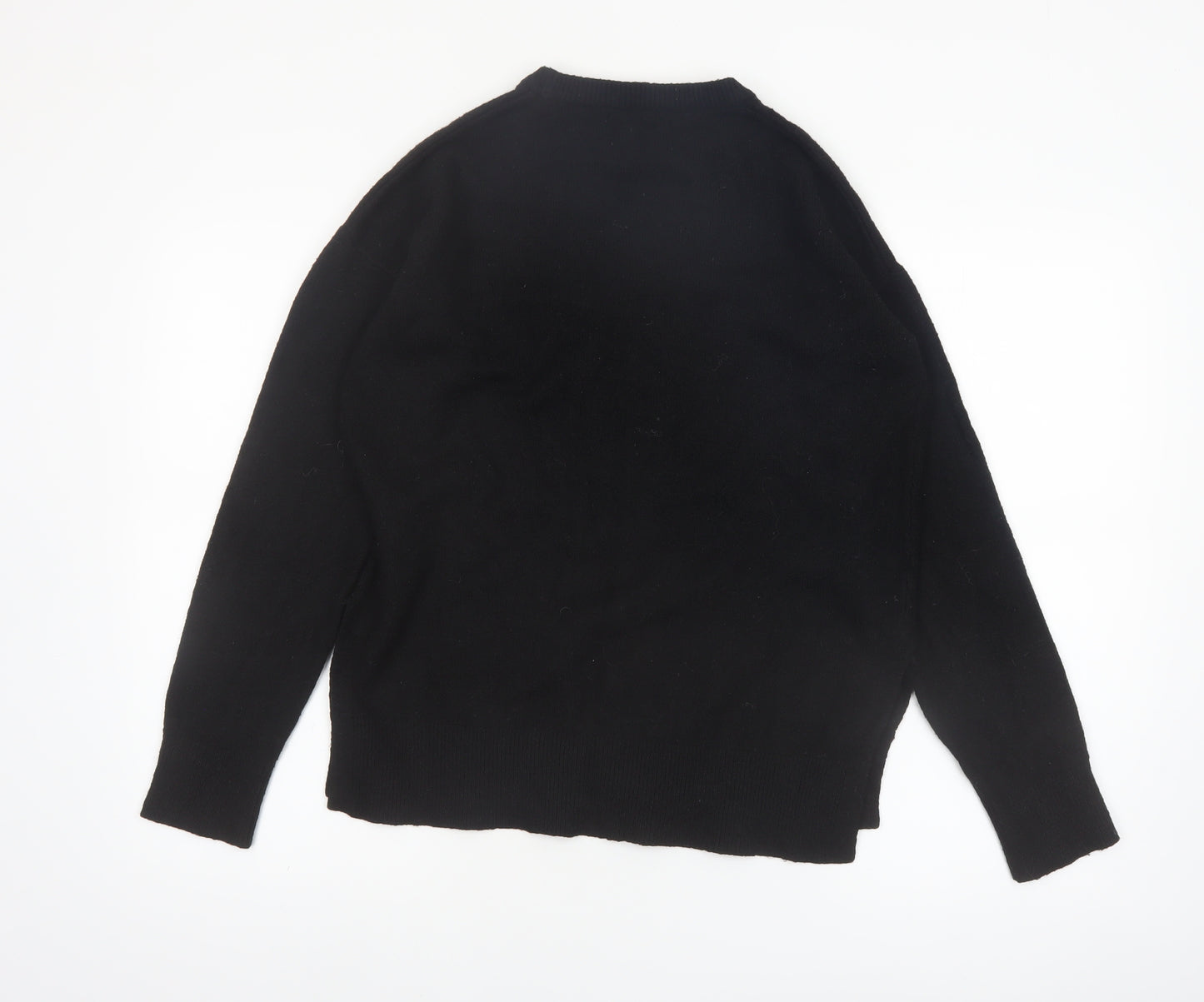 New Look Women’s Black Tall Size S Crew Neck Pullover Jumper