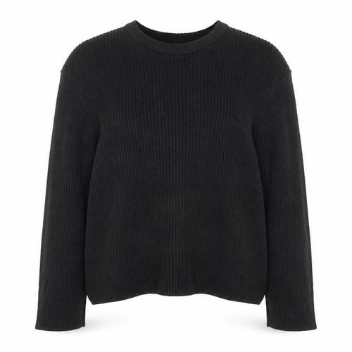 Pull&Bear Women’s Black Chunky Knit Pullover Jumper Size S