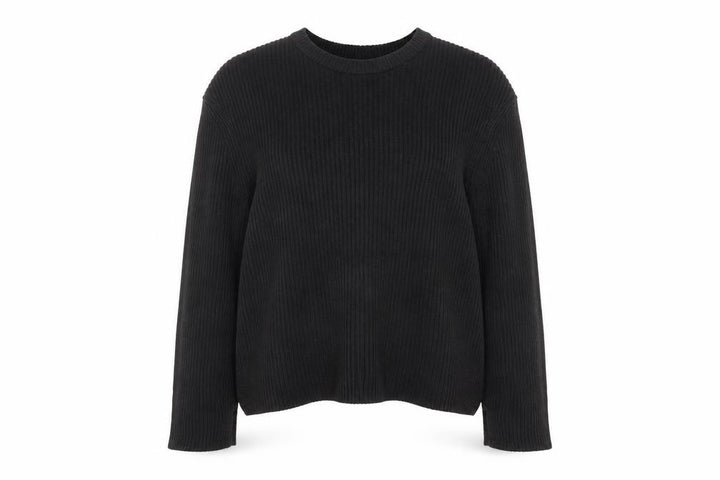 Pull&Bear Women’s Black Chunky Knit Pullover Jumper Size S