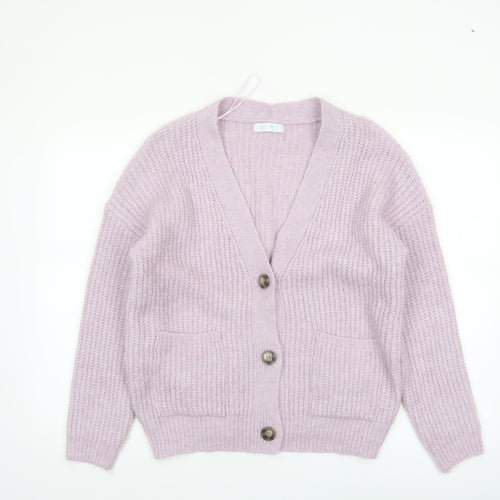 Primark Women’s Purple Chunky Knit Cardigan XS