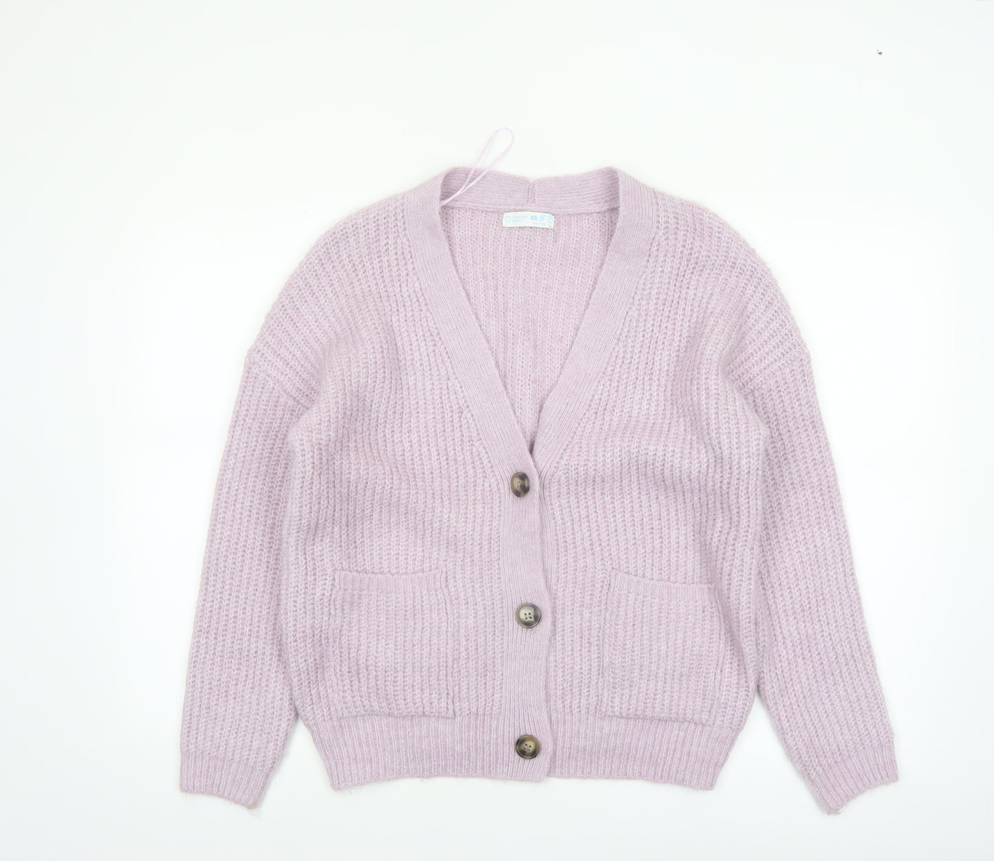 Primark Women’s Purple Chunky Knit Cardigan XS
