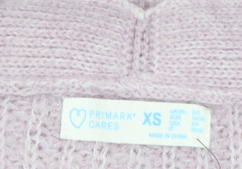 Primark Women’s Purple Chunky Knit Cardigan XS