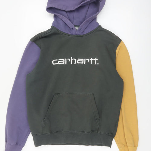 Carhartt Men's Multicoloured Logo Pullover Hoodie Size S