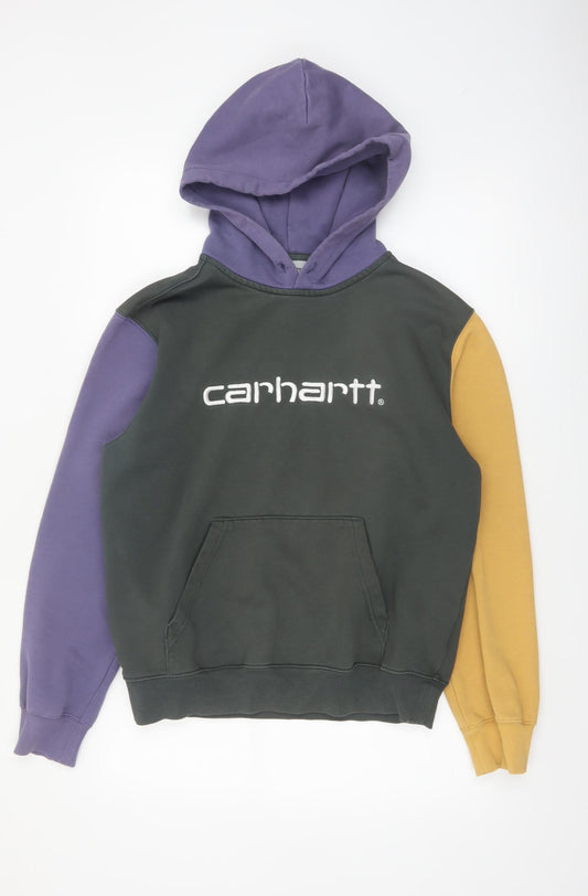 Carhartt Men's Multicoloured Logo Pullover Hoodie Size S