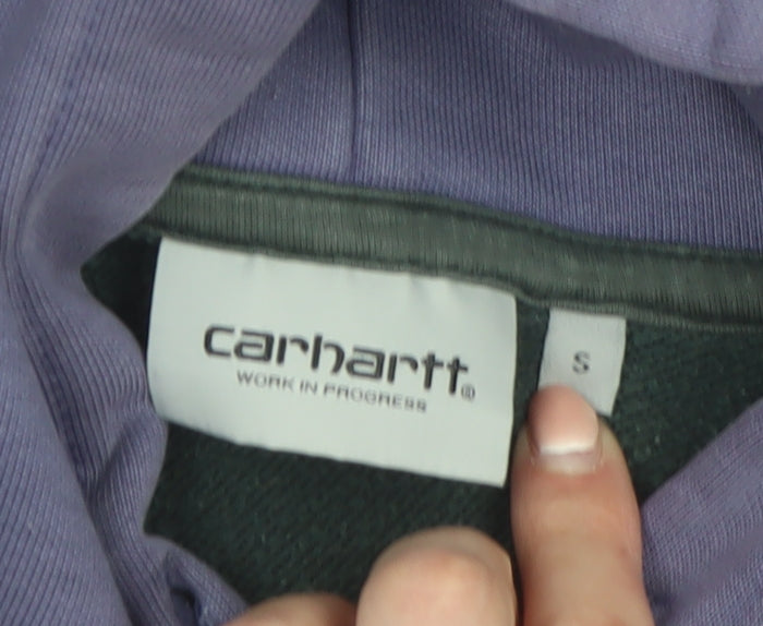 Carhartt Men's Multicoloured Logo Pullover Hoodie Size S