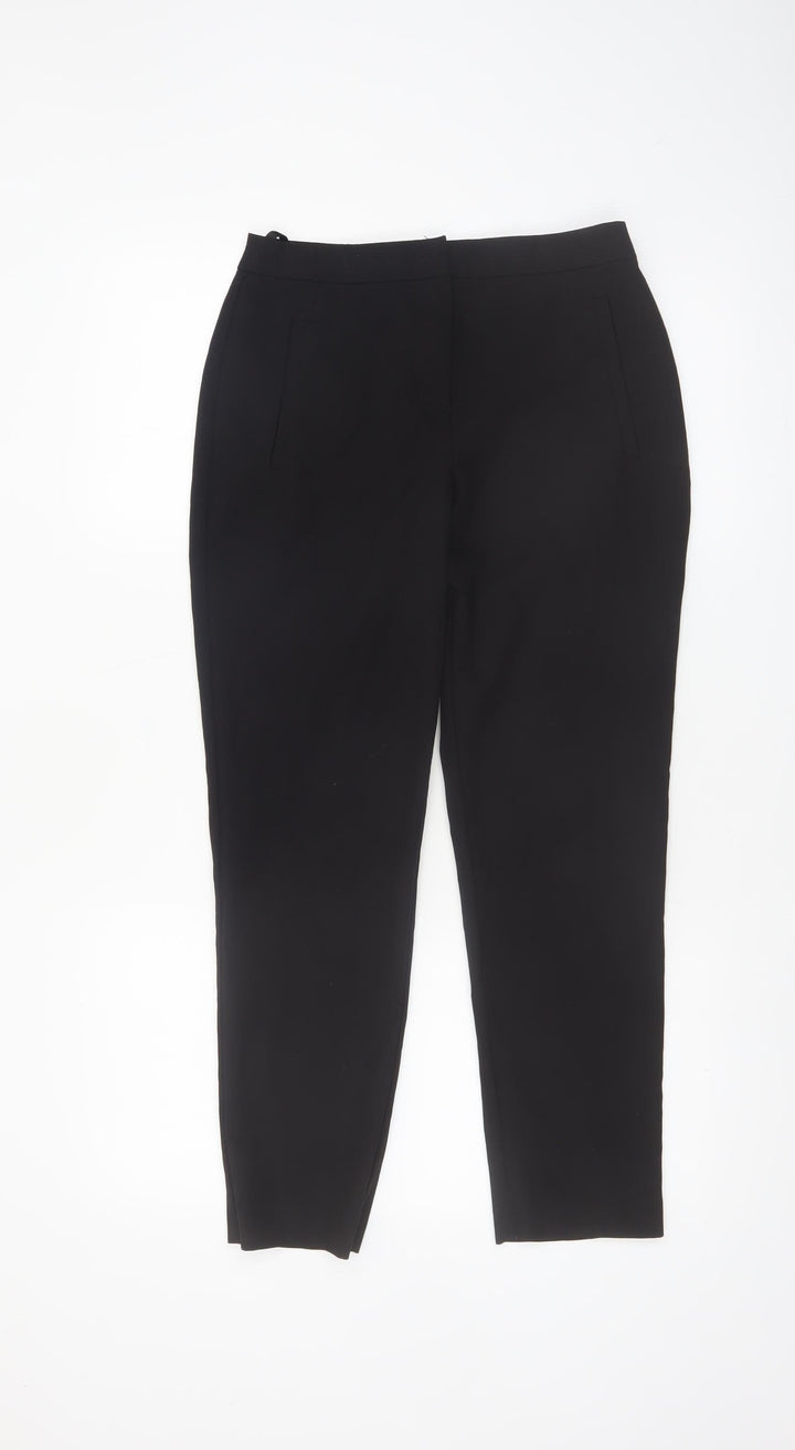 Topshop Petite Black Ankle Slim Trousers Women’s Size 6