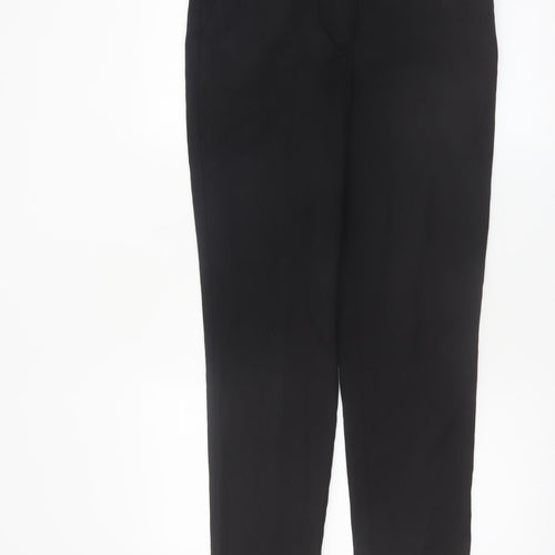 Next Women’s Black Tailored Stretch Trousers Size 10 Regular
