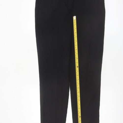 Next Women’s Black Tailored Stretch Trousers Size 10 Regular