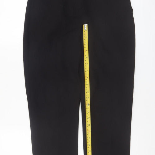 Topshop Women’s Black Slim Fit Tailored Trousers Size 6