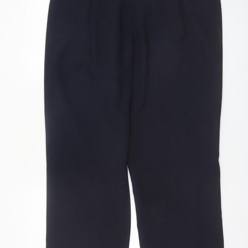 Marks and Spencer Womens Black Size 18 Long Straight Leg Trousers