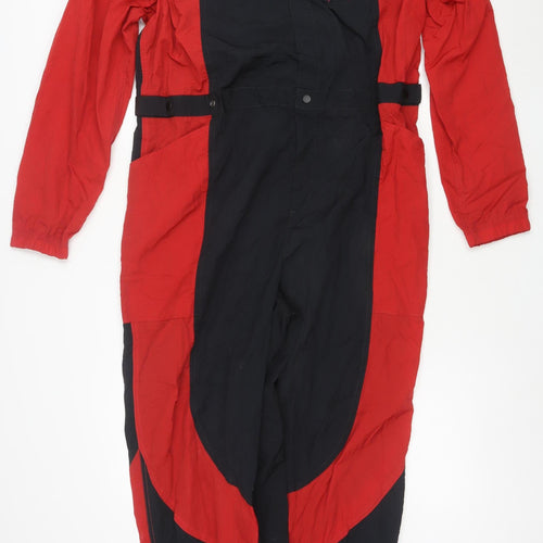 Jordan Mens Black Red XL 90s Colourblock Track Pants