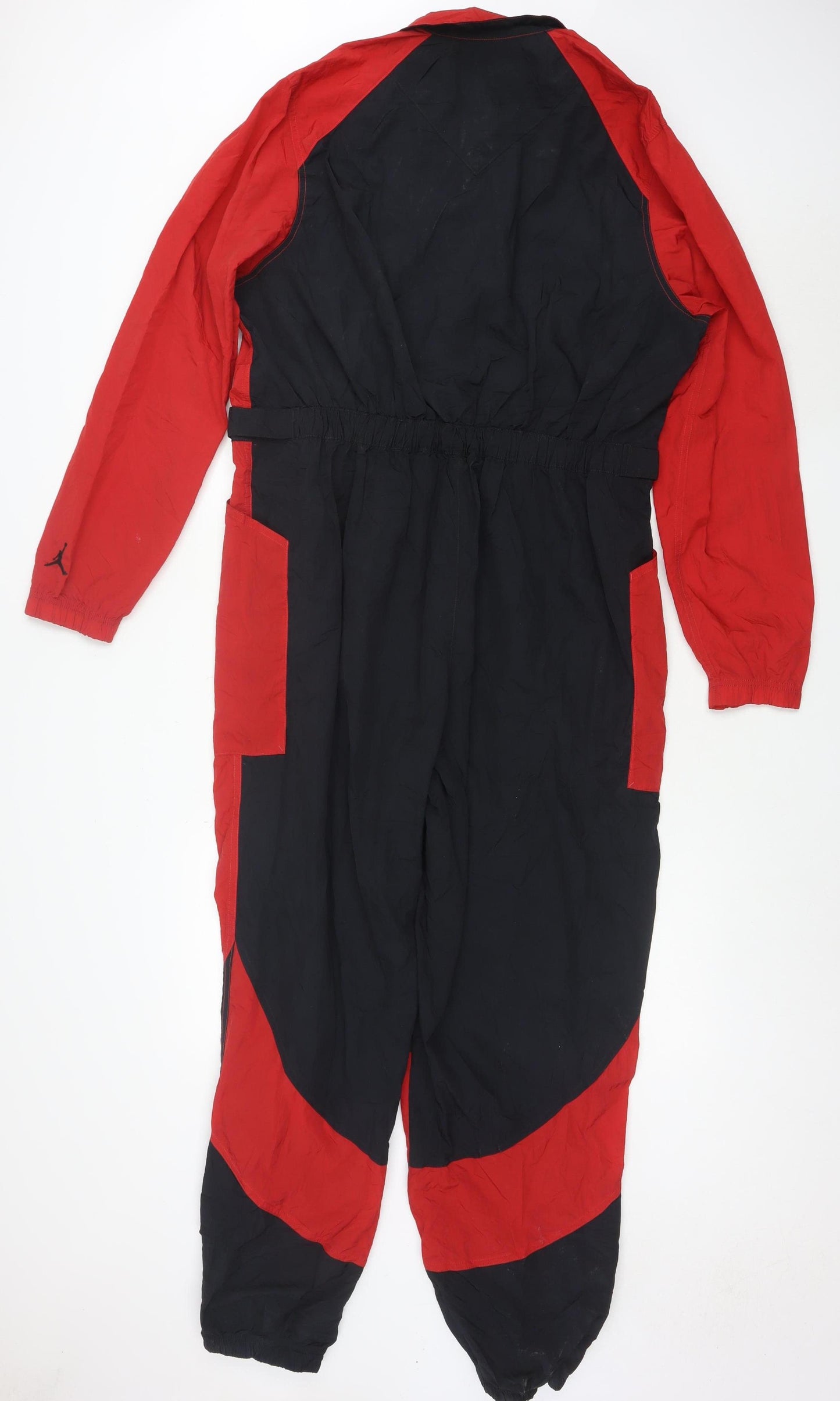 Jordan Mens Black Red XL 90s Colourblock Track Pants