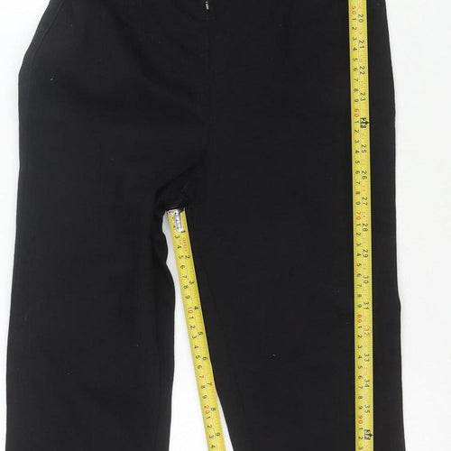 ASOS DESIGN Women's Black Cotton Blend Zip Front Long Sleeve Jumpsuit Size 4