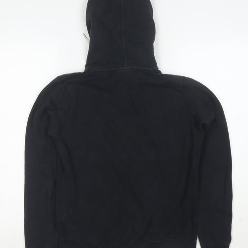 Nike Women’s Black Full Zip Hoodie Size S Relaxed Fit Cotton Blend