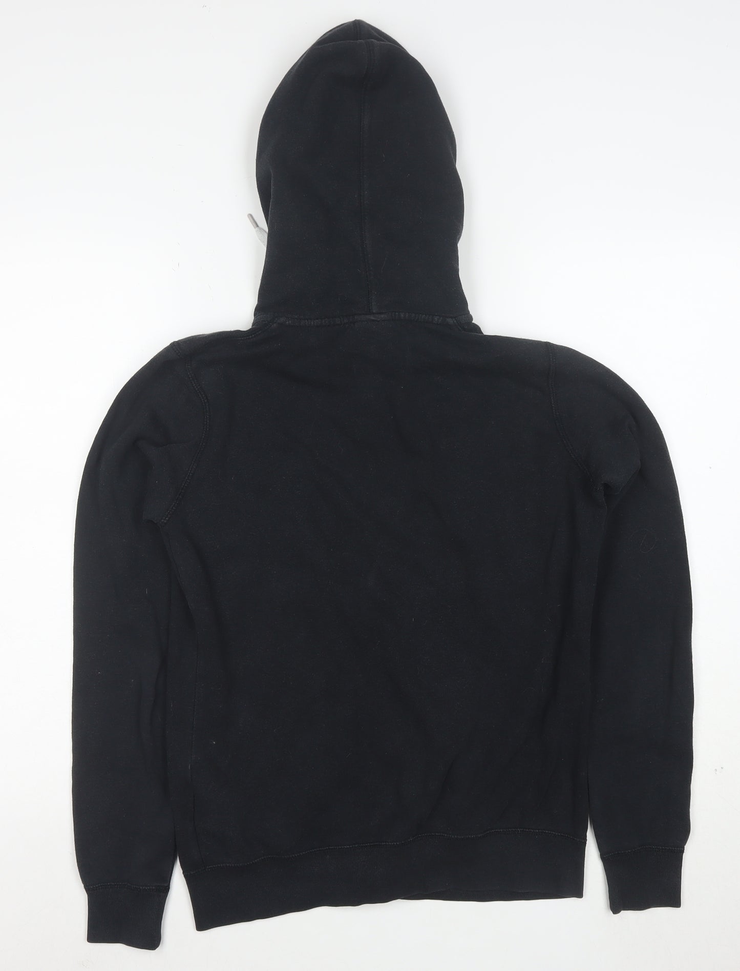 Nike Women’s Black Full Zip Hoodie Size S Relaxed Fit Cotton Blend