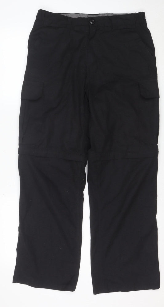 TOG 24 Men's Black Walking Trousers Size M Lightweight Outdoor