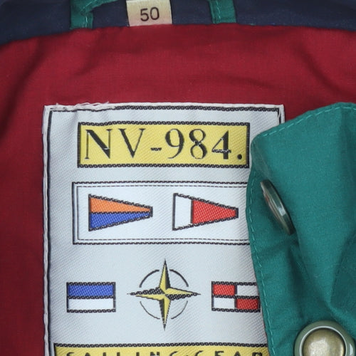 NV-984 Sailing Gear Green Men's Medium Windbreaker Jacket