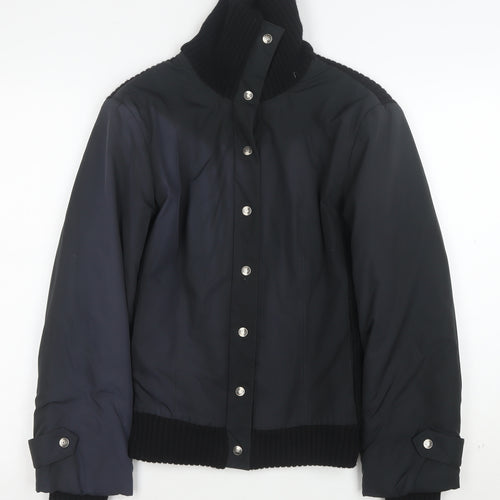 Escorpion Women's Black Wool Blend Bomber Jacket Size S