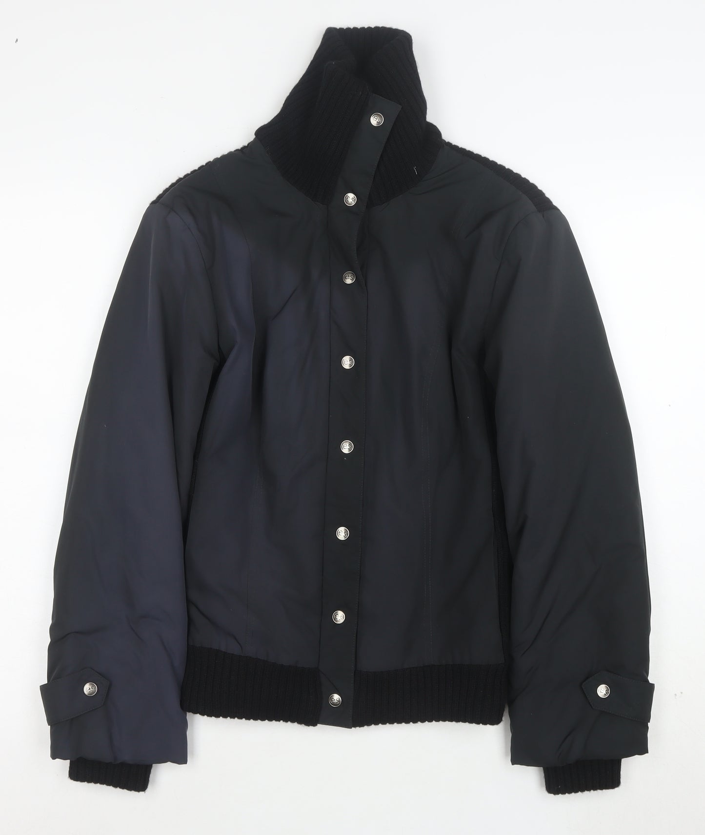 Escorpion Women's Black Wool Blend Bomber Jacket Size S