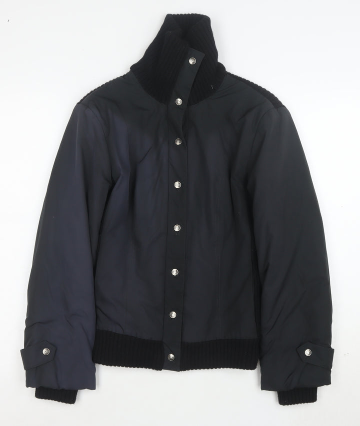 Escorpion Women's Black Wool Blend Bomber Jacket Size S