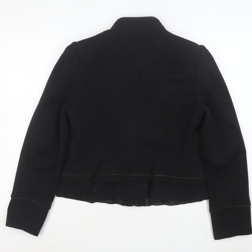 F&F Women Black Size 16 Double-Breasted Blazer Jacket