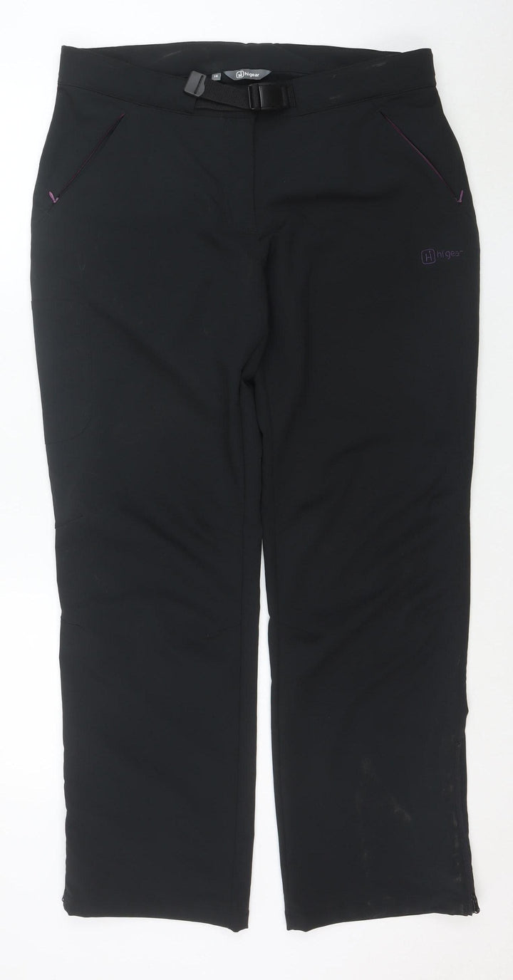 Hi Gear Women's Black Size 14 Softshell Walking Trousers