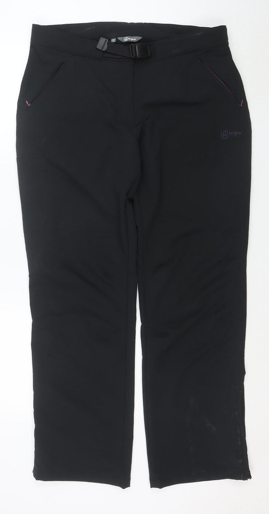 Hi Gear Women's Black Size 14 Softshell Walking Trousers