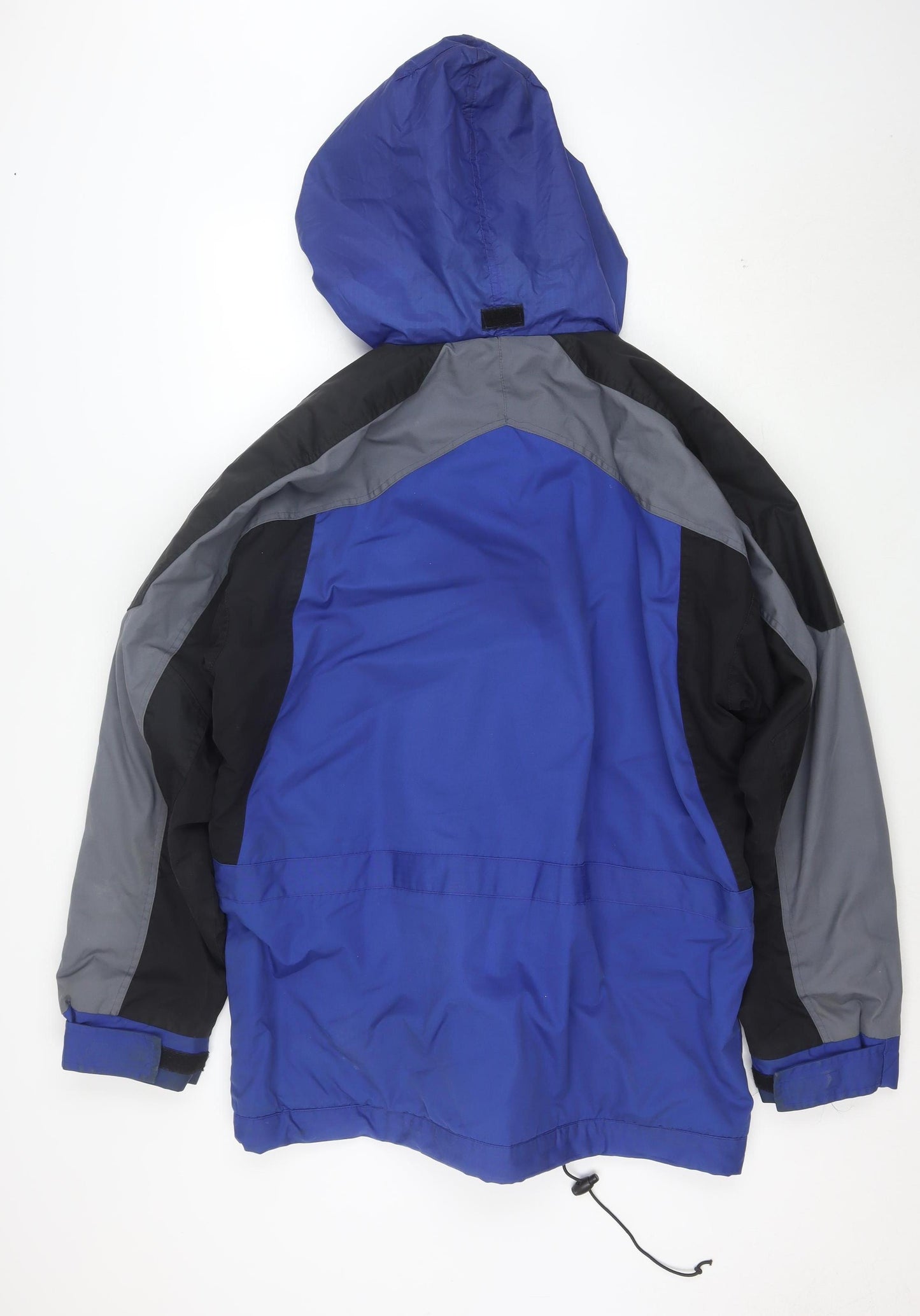 Active Cross Men's Blue L Waterproof Hooded Parka Jacket