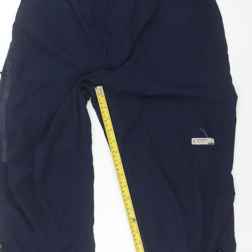 Kickers Men's Blue Walking Trousers M Lightweight Quick Dry Outdoor Pants