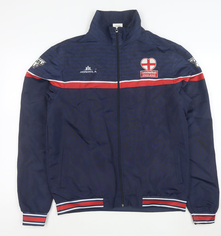 Joshila Men's Blue Football England Full Zip Jacket L