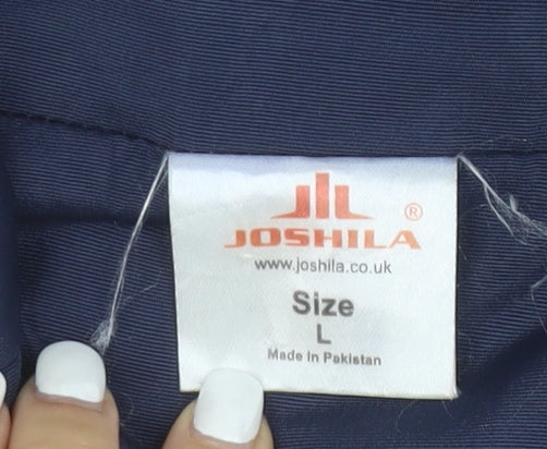 Joshila Men's Blue Football England Full Zip Jacket L