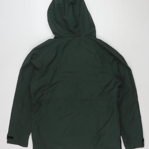 H&M L.O.G.G. Men's Green Hooded Anorak Jacket S Regular Fit