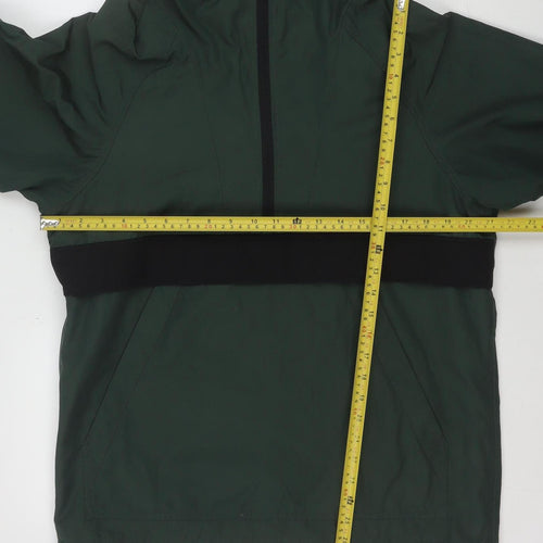 H&M L.O.G.G. Men's Green Hooded Anorak Jacket S Regular Fit