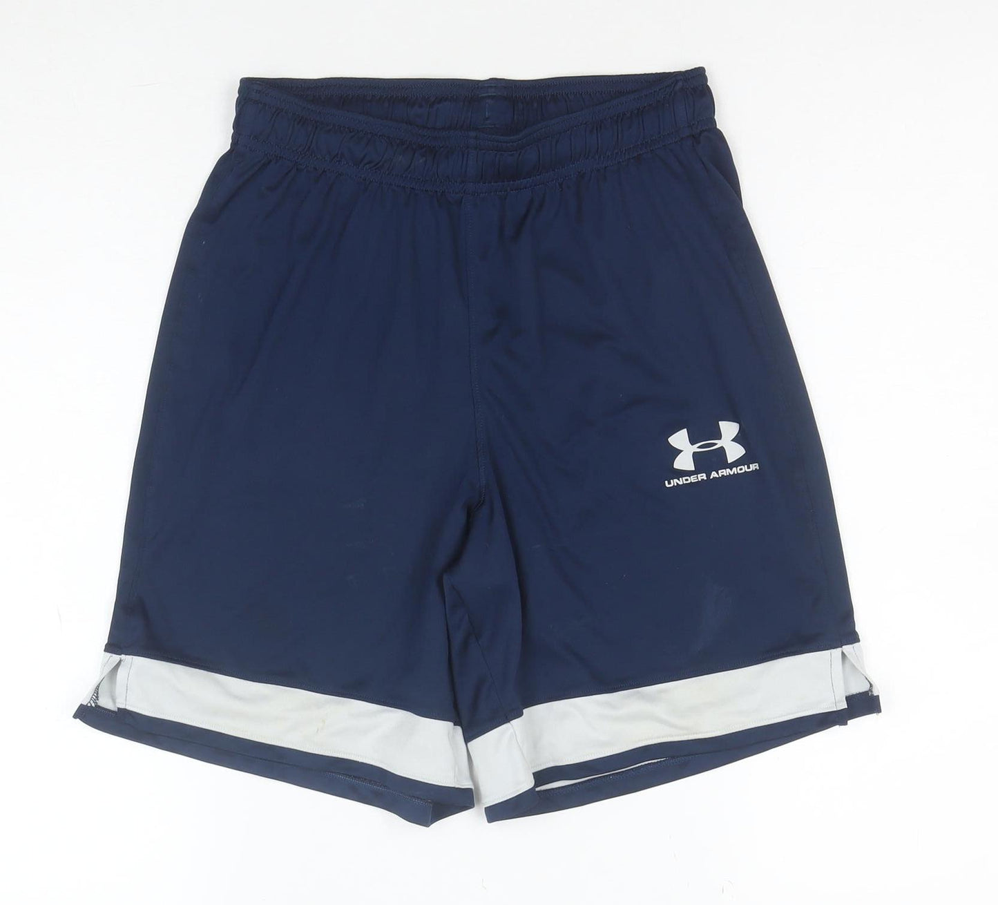Under Armour Men Blue Athletic HeatGear Shorts Size S