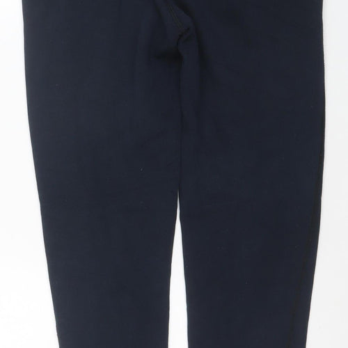 Converse Men Black M Jogger Sweatpants Cotton Blend Drawstring