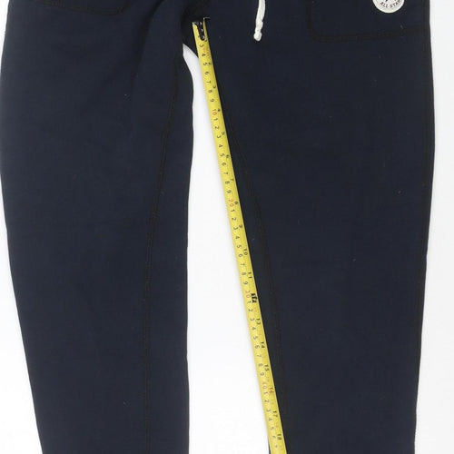 Converse Men Black M Jogger Sweatpants Cotton Blend Drawstring
