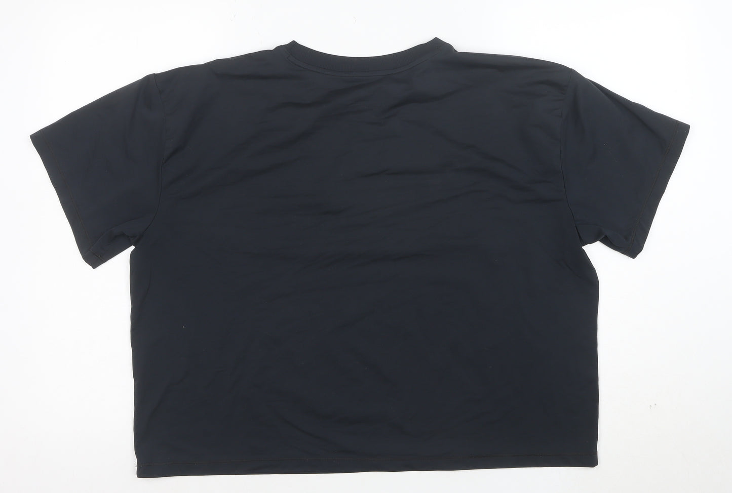 Under Armour Women's Black L Loose Fit Short Sleeve T-Shirt