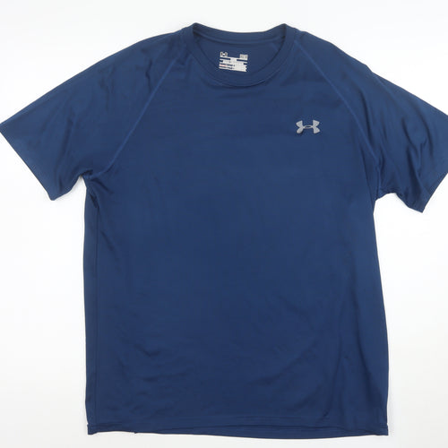 Under Armour Men's Blue HeatGear Loose Fit Short Sleeve T-Shirt M