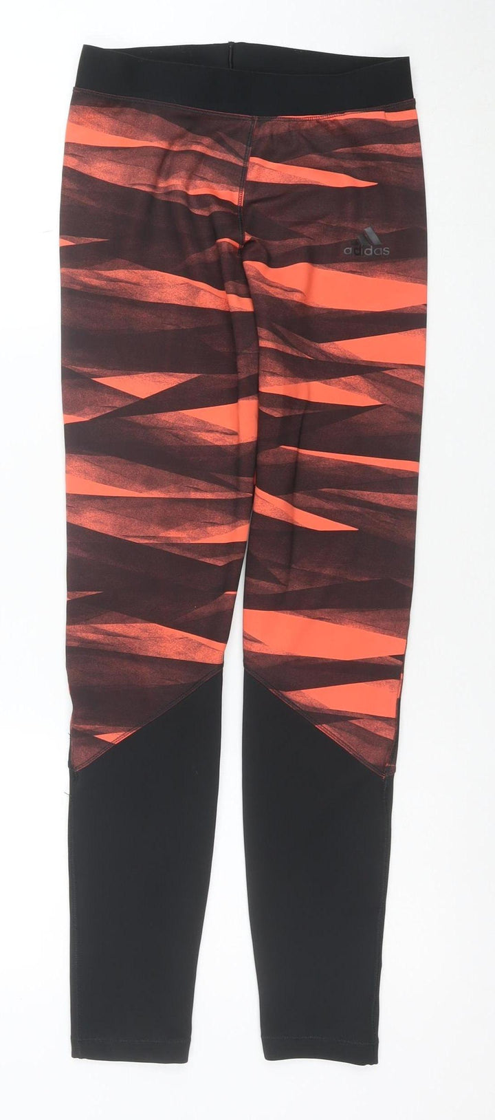 adidas Teens Orange Climalite Leggings L Sportswear Gym Pants