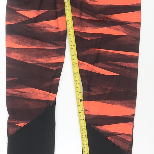 adidas Teens Orange Climalite Leggings L Sportswear Gym Pants