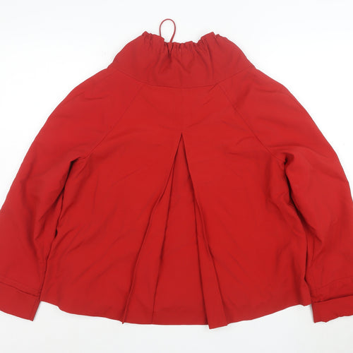 Marks and Spencer Women’s Red Anorak Jacket UK 8 Lightweight Polyamide